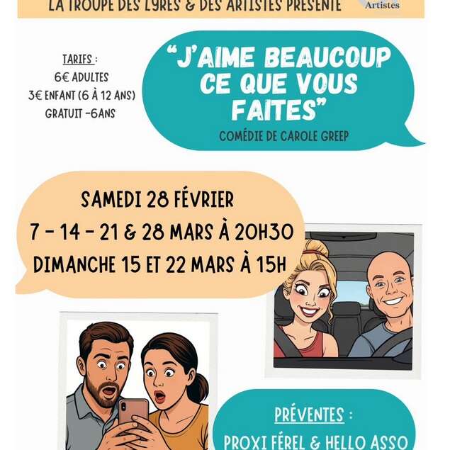 Théâtre : "J'aime beaucoup ce que vous faites"