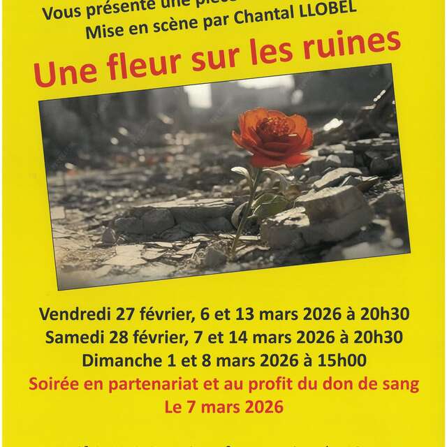 Théâtre "Une fleur sur les ruines"