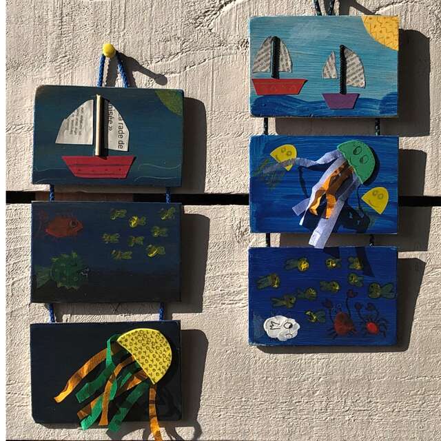 Atelier : triptyque marin