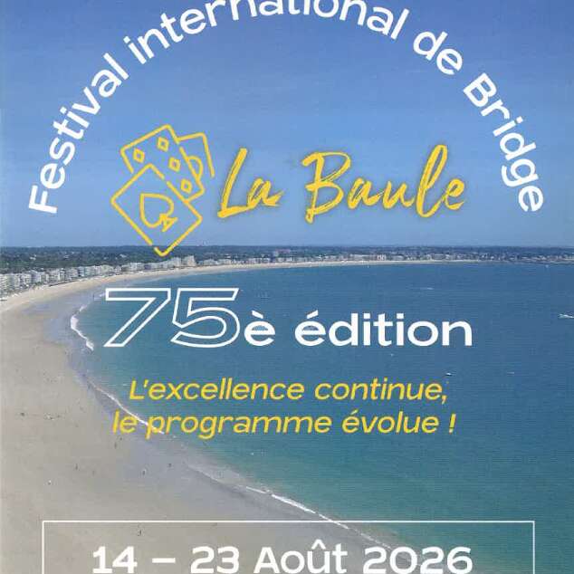 75ème édition du Festival international de Bridge de La Baule