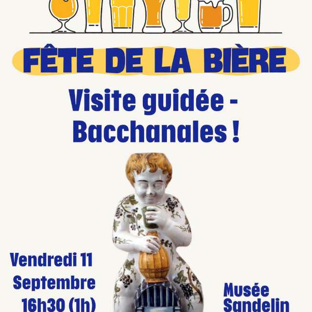 FÊTE DE LA BIÈRE | Visite guidée "Bacchanales !" au musée Sandelin