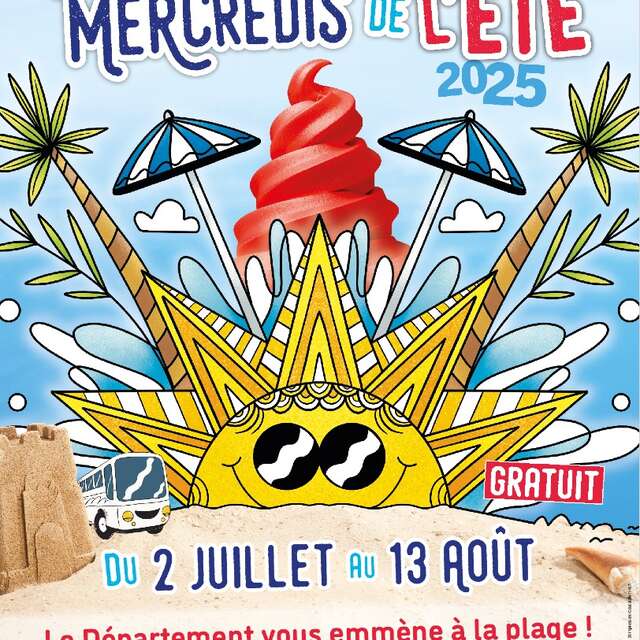 LES MERCREDIS DE L'ÉTÉ | Le Département vous emmène à la plage