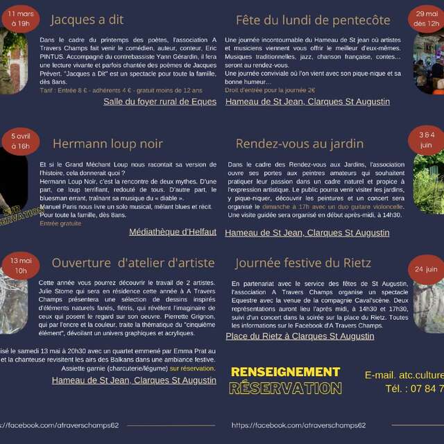 ÉVÈNEMENT | A TRAVERS CHAMPS : 