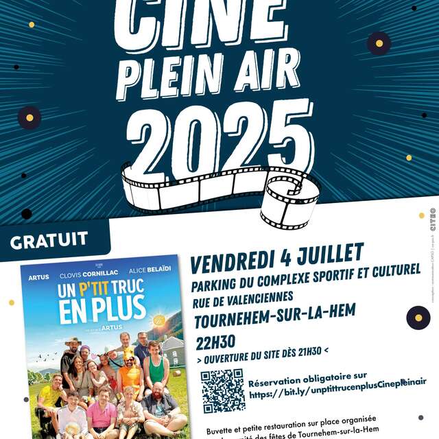 CINÉ PLEIN AIR | Projection du film "Un p'tit truc en plus"