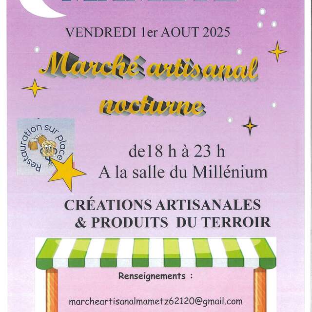 ÉVÊNEMENT | Marché artisanal nocturne de Mametz