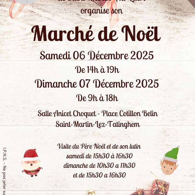 Marché de Noël de Saint-Martin-les-Tatinghem