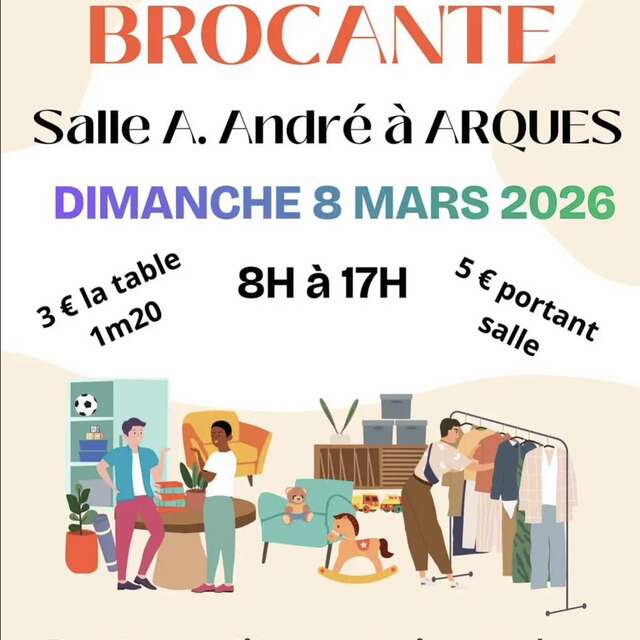 Brocante à Arques