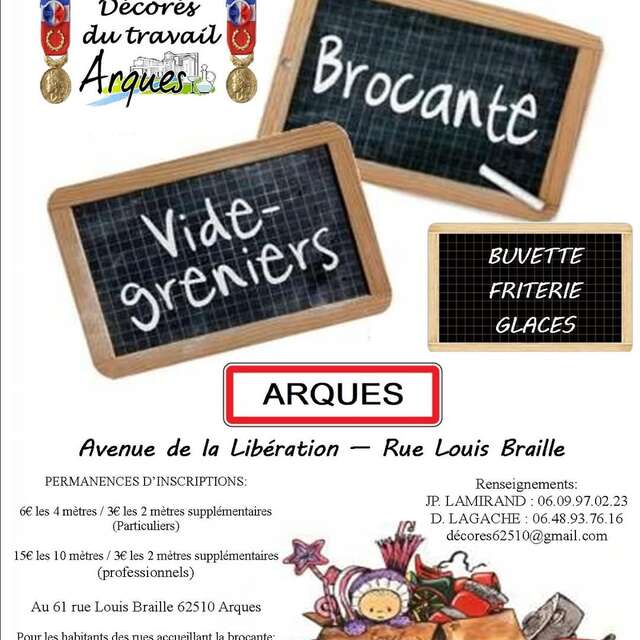 Brocante à Arques
