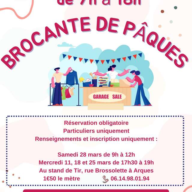 Brocante de Pâques à Arques