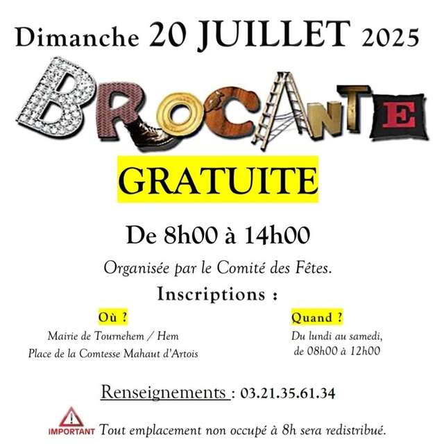 Brocante de Tournehem-sur-la-Hem