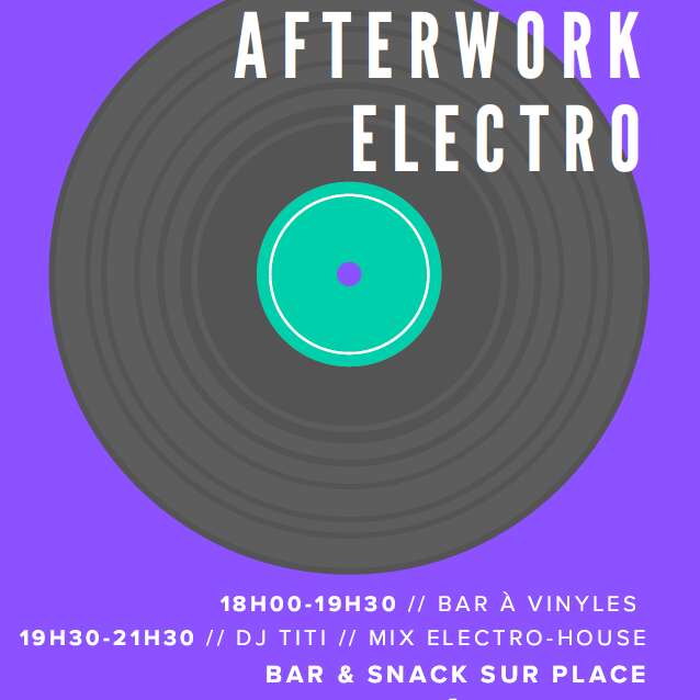 AFTERWORK ELECTRO | Soirée ramène ton vinyle & DJ Mix électro-house