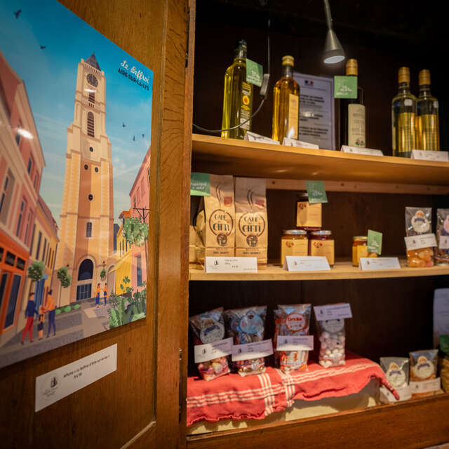 Boutique du Pôle d'Information Touristique d'Aire-sur-la-Lys