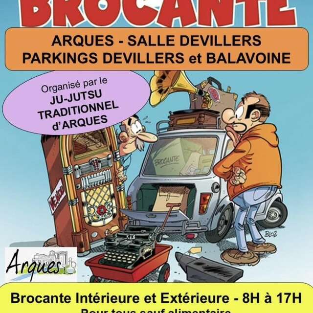 Brocante à Arques