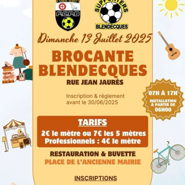 Brocante à Blendecques