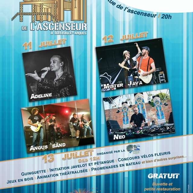 CONCERTS | Festival de l'Ascenseur à Bateaux