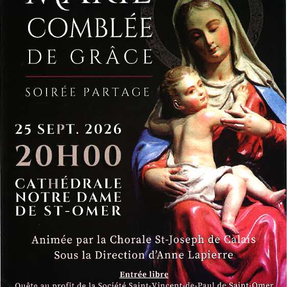 SOIRÉE | Soirée partage "Marie comblée de grâce"