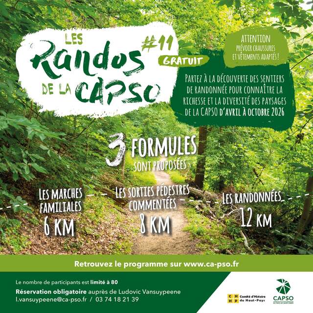 RANDO DE LA CAPSO | Sortie commentée de 8km à Blendecques