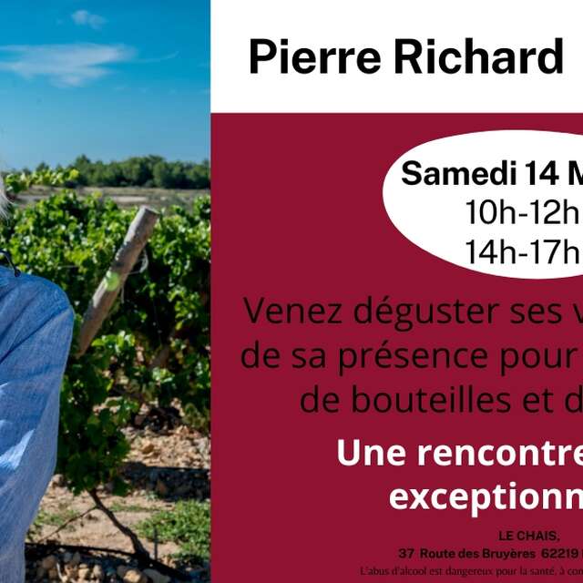 Le Chais en Fête avec Pierre Richard : Dégustation & Autographes