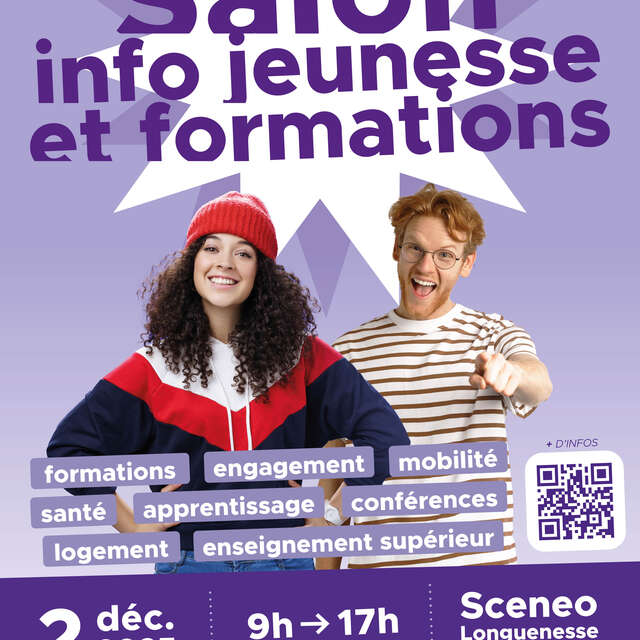 Salon de l’Information Jeunesse et des Formations (14-30 ans)