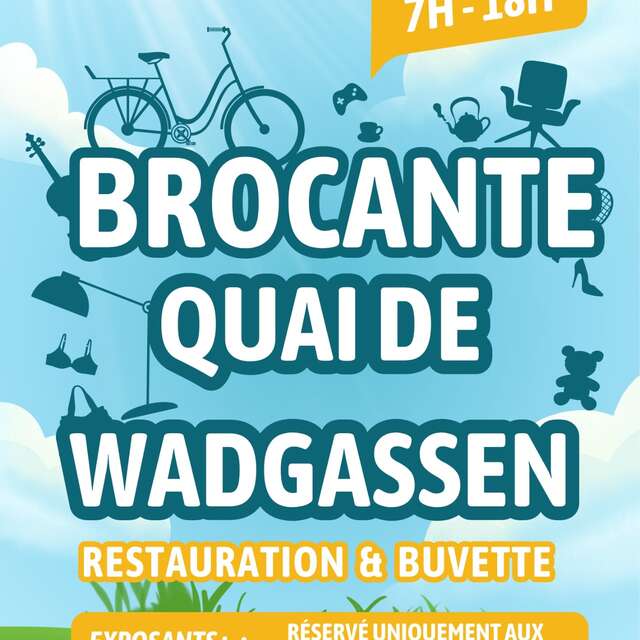 Brocante d'Arques, quai Wagdassen