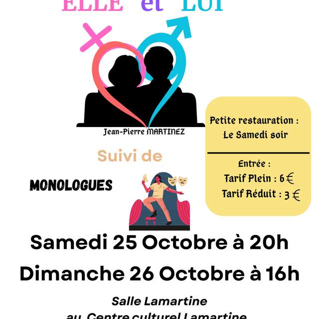 SPECTACLE | Week-end théâtre "Elle & Lui"