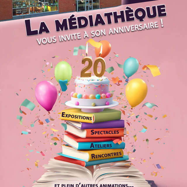EVENEMENT | La Médiathèque vous invite à son anniversaire !!