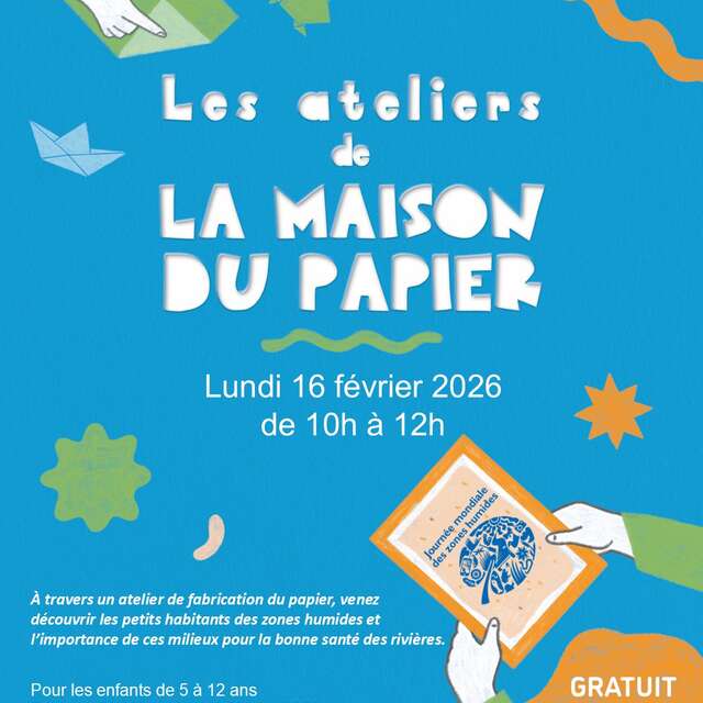 ATELIER | Atelier familles à la Maison du Papier (5-12 ans)