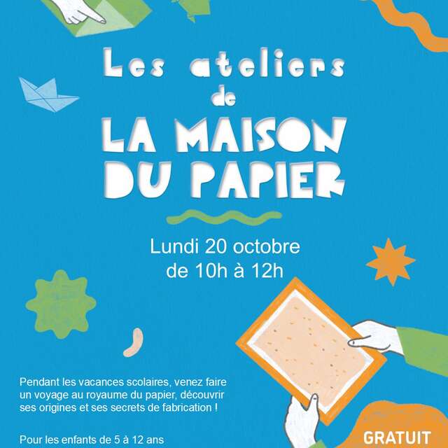 ATELIER FAMILLE | Atelier à la Maison du Papier (5-12 ans)