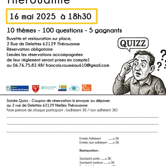 ANIMATION | Soirée quizz au Fournil des Morins