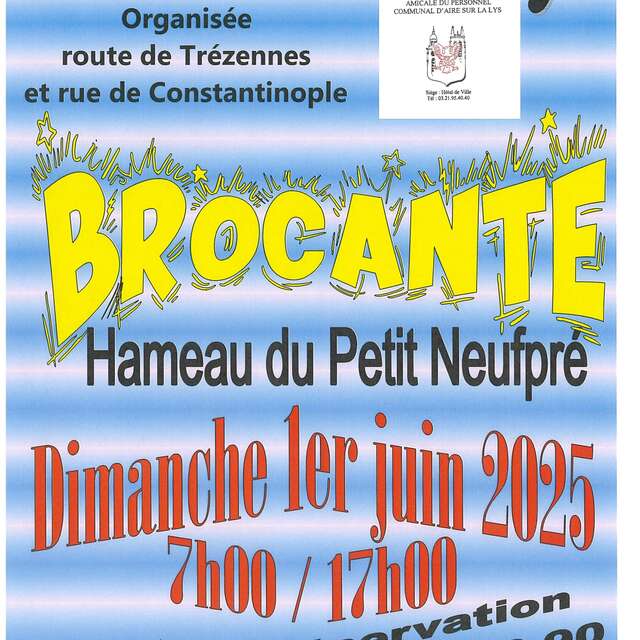 Brocante d'Aire-sur-la-Lys, hameau du Petit Neufpré