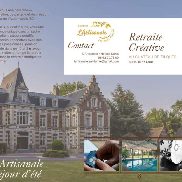 STAGE | Retraite créative avec l'Artisanale