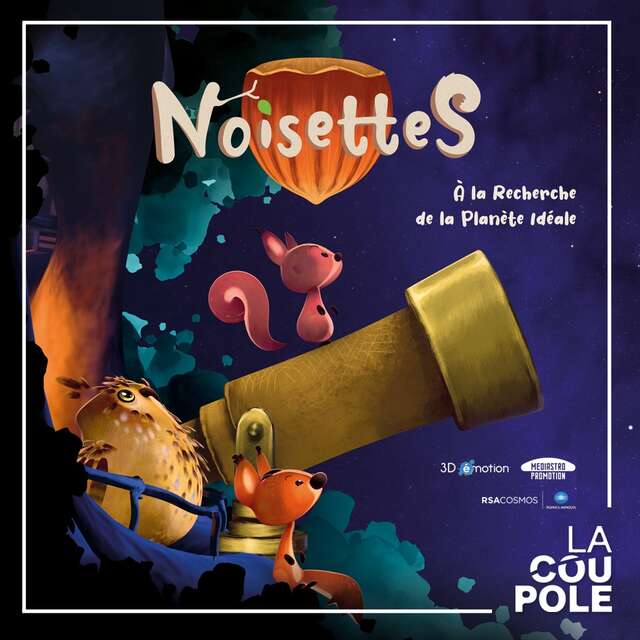 CINÉ | "Noisettes, à la recherche de la Planète idéale" au Planétarium (dès 5 ans)
