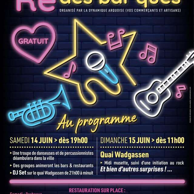 FÊTE DE LA MUSIQUE | "La Musique Re des bar'ques"