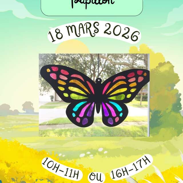 ATELIER | Atelier création de papillon (2-5 ans)
