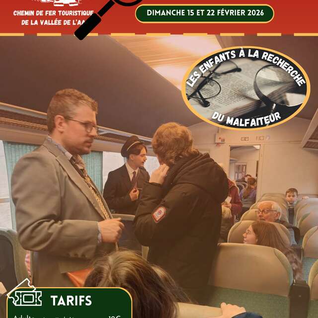 TRAIN TOURISTIQUE | Le train des petits enquêteurs
