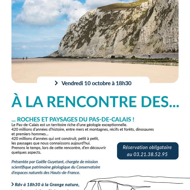 CONFÉRENCE | À la rencontre des roches du Pas-de-Calais