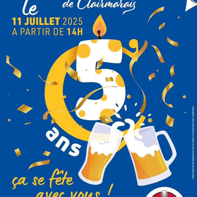 EVENEMENT | 5 ans de la Brasserie Abbaye de Clairmarais