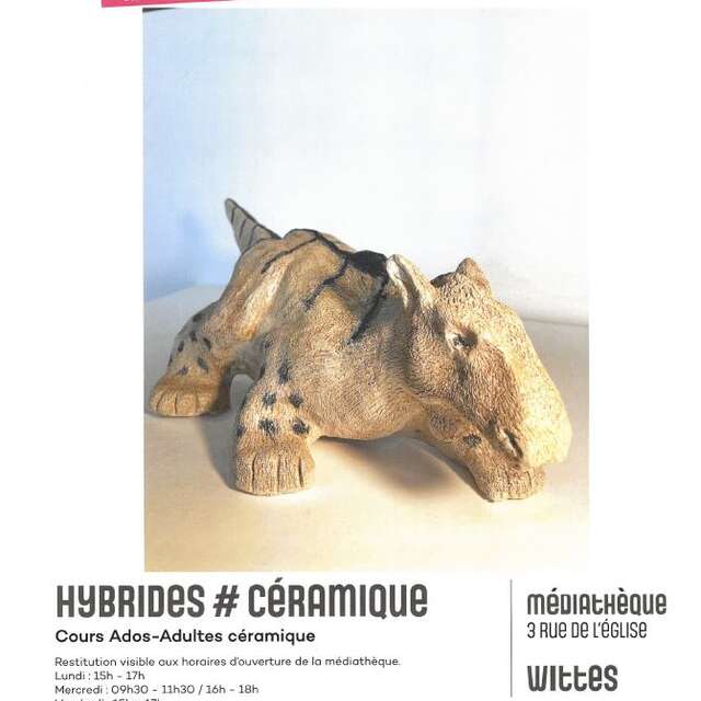 EXPO | "Hybrides # Céramique" par les élèves Ados-Adultes Céramique