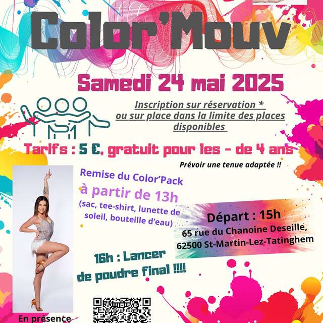 ÉVÉNEMENT | "Color'Mouv" 5 km solidaires et colorés