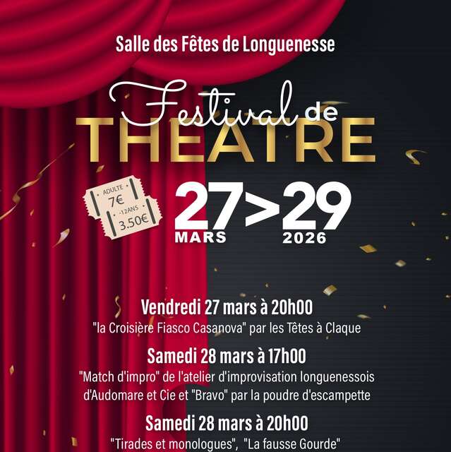THÉÂTRE | Festival de théâtre à Longuenesse