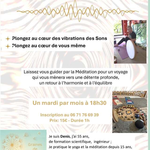 BIEN-ÊTRE | Méditation voyage sonore avec Denis à la Yourte L'OVNI