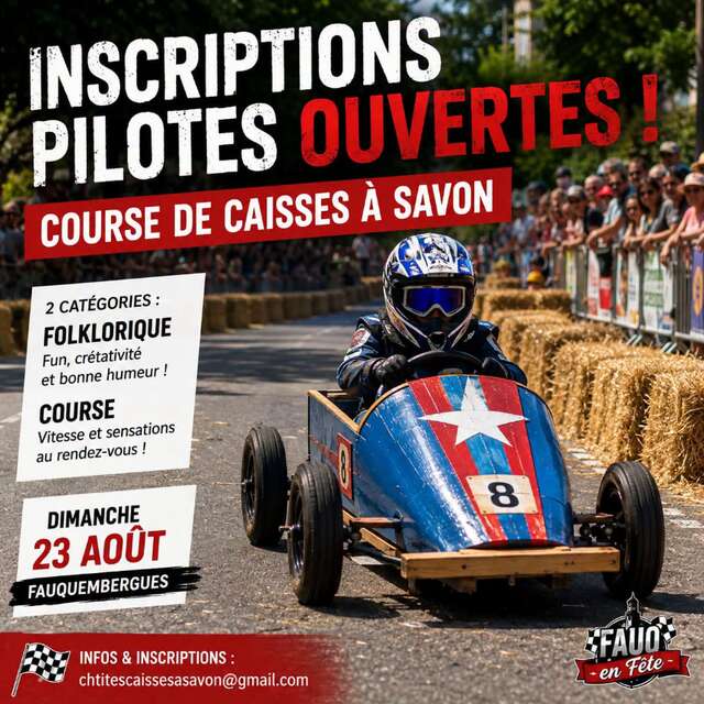 TEMPS FORT | Course de caisses à savon à Fauq'en fête !