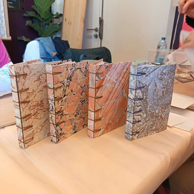 ATELIER | Apprenez la Marbrure & Reliure