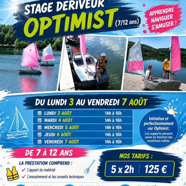 Stage dériveur Optimist