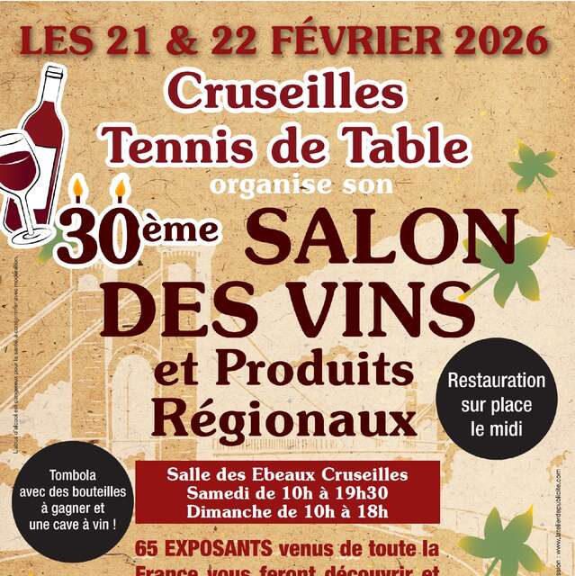30ème Salon des vins et produits régionnaux