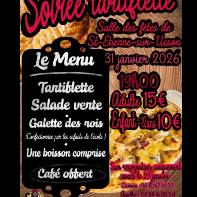 Tartiflette de l'APE Être et Avoir