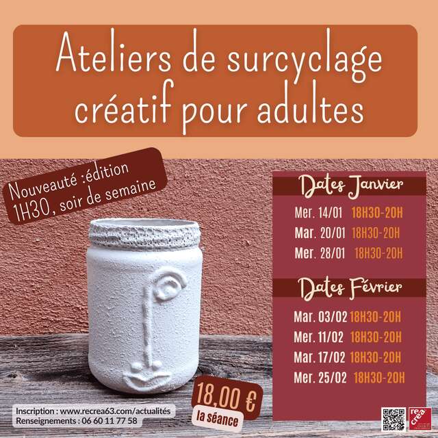 Atelier de réemploi créatif -adultes 1H30