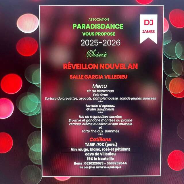 Soirée Réveillon Nouvel An