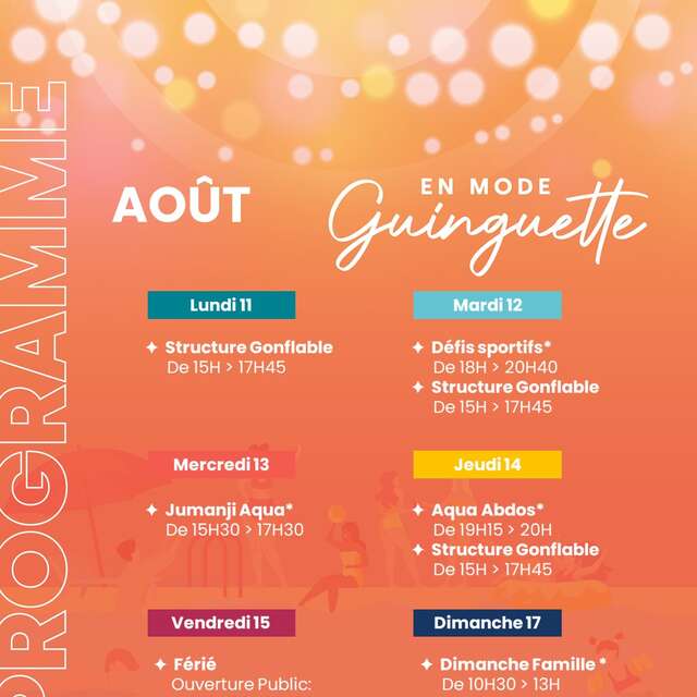 Aquaré en mode Guinguette