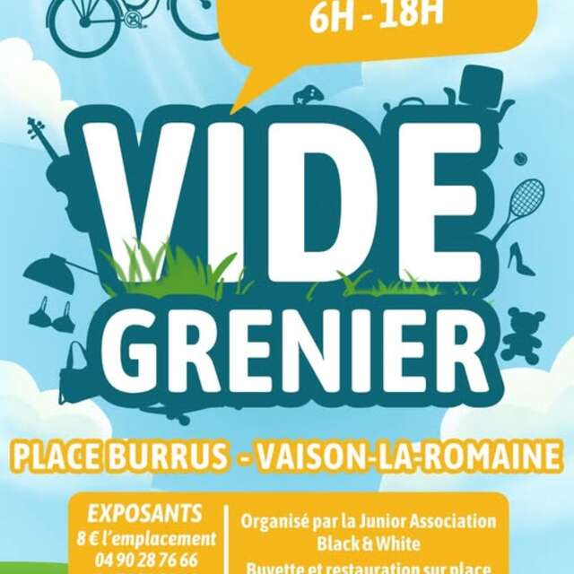 Vide grenier - La Junior Association Black & White